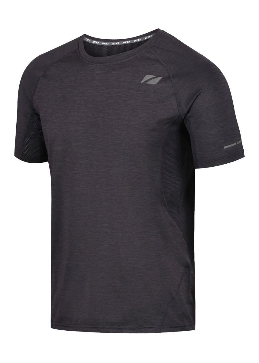 Zone3 Men's Power Burst T-Shirt - Charcoal/ Gunmetal-0