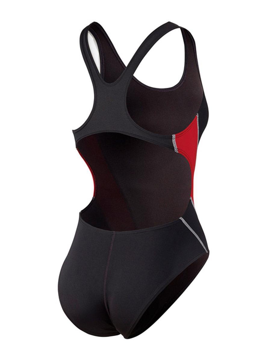Beco Tight Fit Cut Out Swimsuit - Red / Black-brand