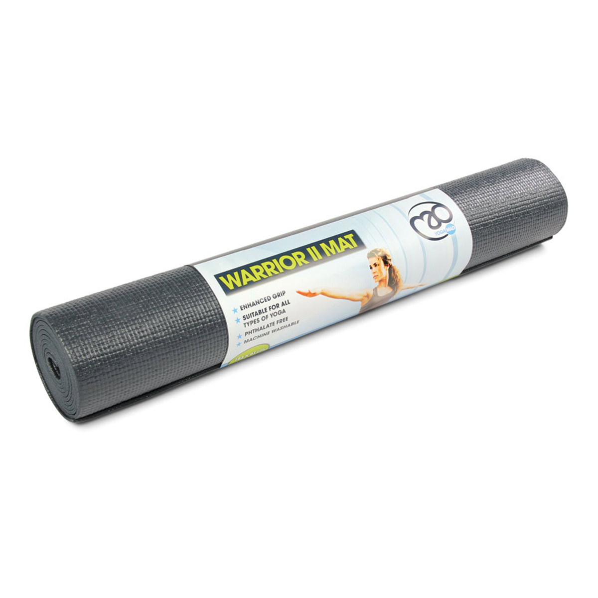 Fitness Mad Warrior Yoga Mat II 4mm - Graphite-544982