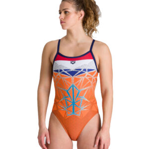 Arena Girl's Bishamon Challenge Back One Piece - Netherlands-0