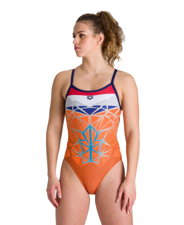 Arena Girl's Bishamon Challenge Back One Piece - Netherlands-0