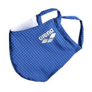Arena Face Mask - Grid Blue-0