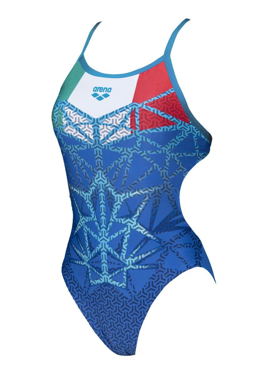 Arena Girl's Bishamon Challenge Back One Piece - Italy-0