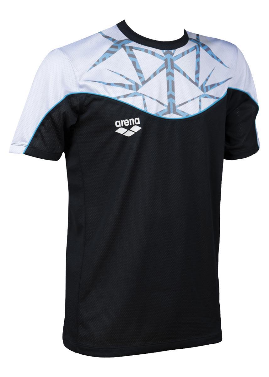 Arena Bishamon Tech Tee - Black/ White-0