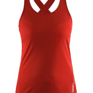 Craft Women's Mind Singlet - Red-0