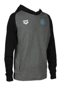 Arena Bishamon Hoodie - Dark Grey Melange/ Black