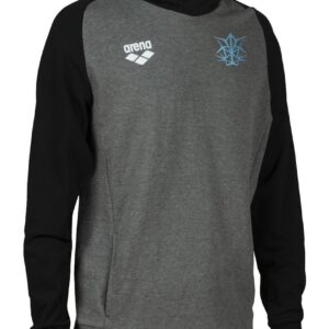 Arena Bishamon Hoodie - Dark Grey Melange/ Black-0