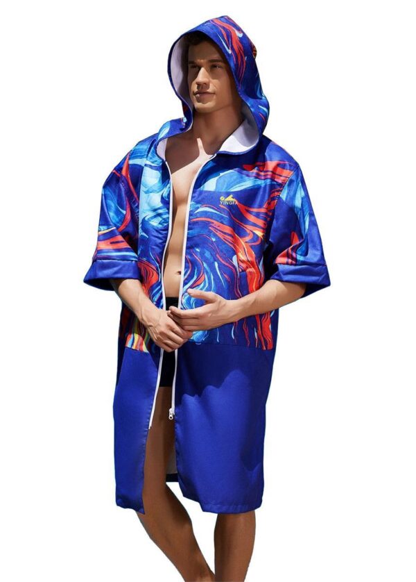 Yingfa Y08 Swim Parka - Blue / Red-0