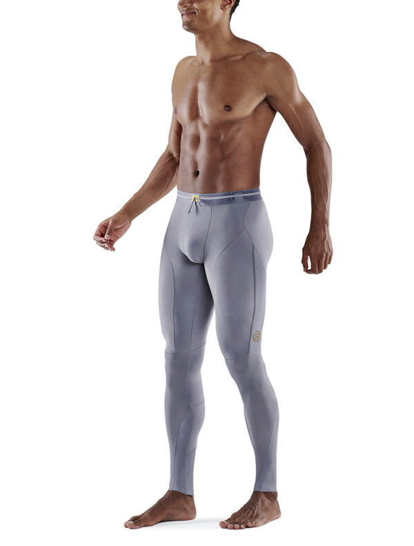 SKINS Series-5 Men's Long Tights - Mid Grey-0
