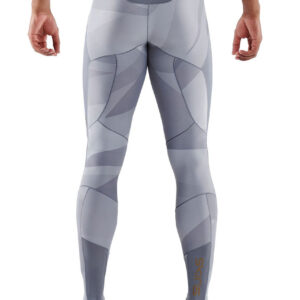 SKINS Series-5 Men’s Long Tights – Grey Geo