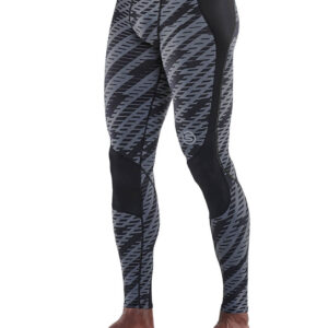SKINS Series-3 Mens Long Tights - Black Geo-0