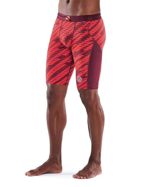 SKINS Series-3 Mens Half Tights - Flame Geo-0