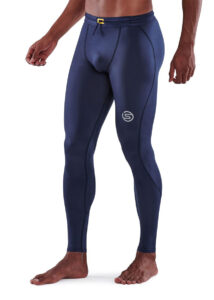 SKINS Series-3 Mens Travel & Recovery Long Tights - Navy Blue