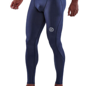 SKINS Series-3 Mens Travel & Recovery Long Tights - Navy Blue-0