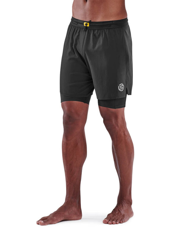 SKINS Series-3 Mens Superpose Half Tights - Black-0