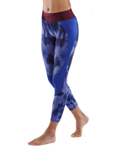 SKINS Series-3 Womens Long Tights - Blue Camo