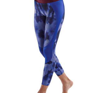 SKINS Series-3 Womens Long Tights - Blue Camo-0