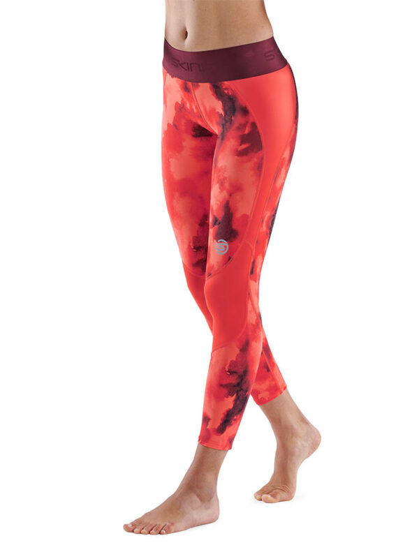 SKINS Series-3 Womens Long Tights - Spark Camo-0