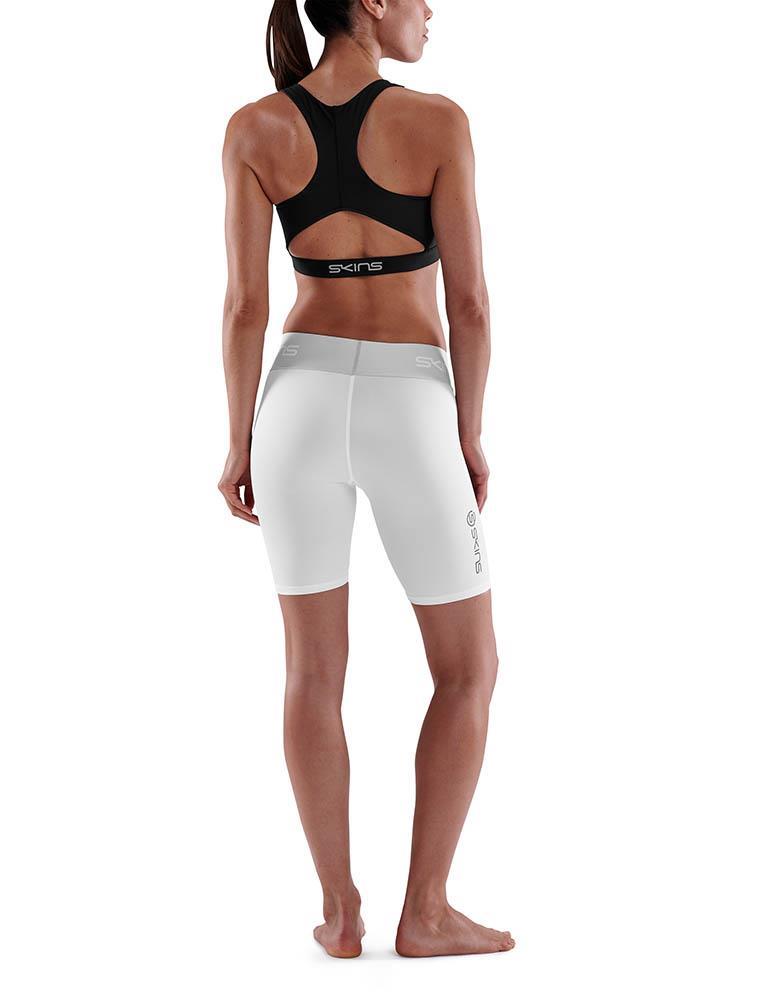 SKINS Series-1 Womens Half Tight - White-brand