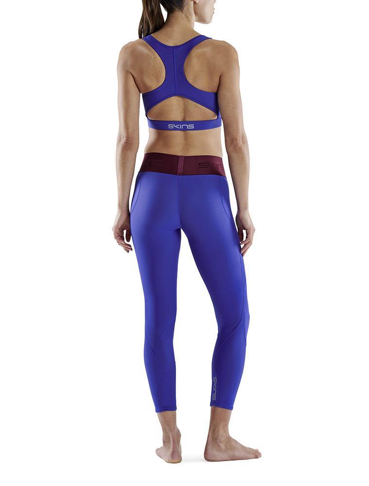 SKINS Series-3 Womens Long Tights - Dazzling Blue-brand