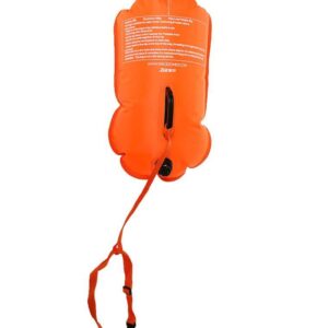 Zone3 Swim Safety Buoy / 28L Dry Bag – Hi-Vis Orange