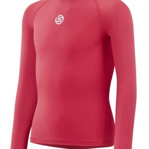 SKINS Series-1 Youth Long Sleeve Top - Red-0