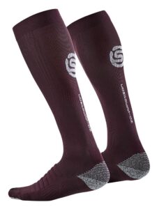 SKINS Series-3 Performance Sock - Burgundy