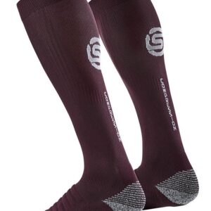 SKINS Series-3 Performance Sock - Burgundy-0