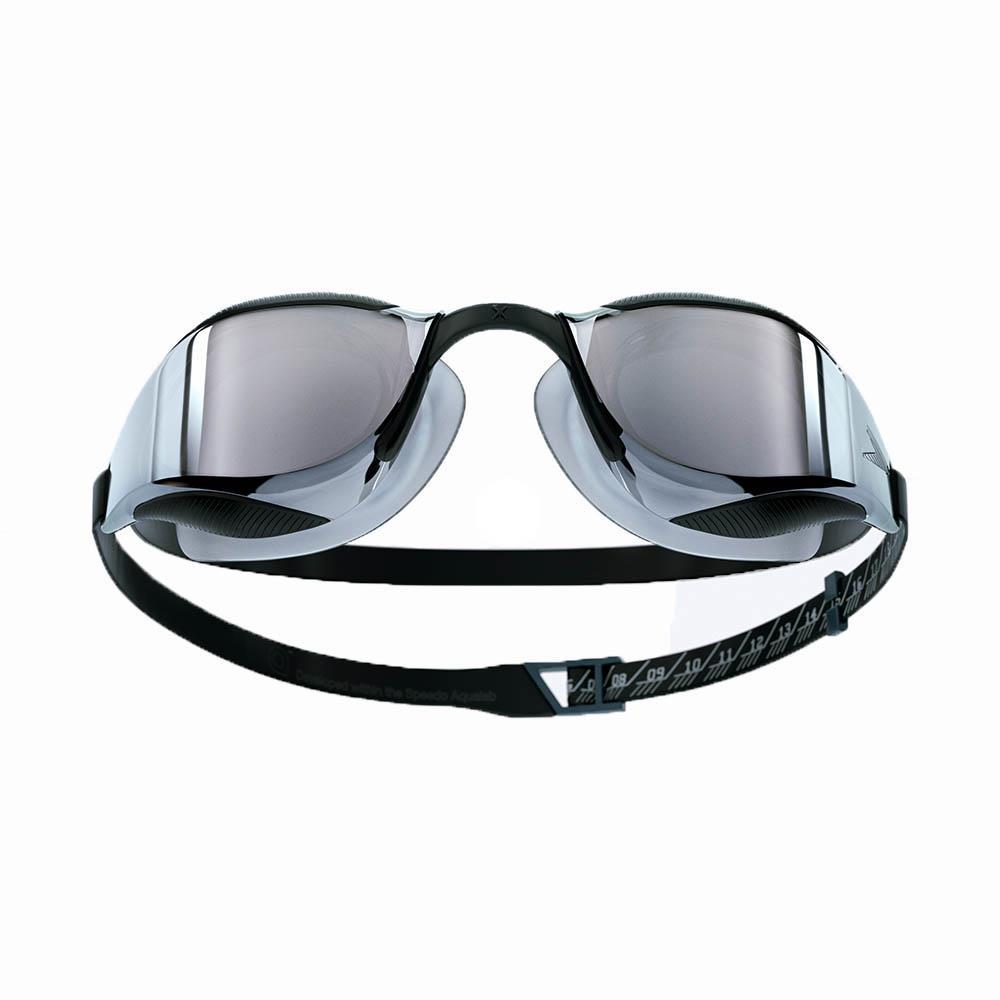 Speedo Fastskin Hyper Elite Mirror Goggles - Black / Oxid Grey / Chrome-547606