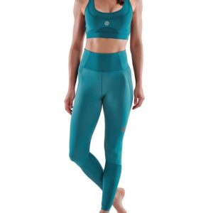 SKINS Series-5 Womens Skyscraper Tights - Teal-0