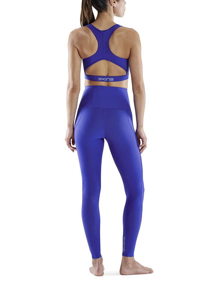 SKINS Series-3 Womens Skyscraper Tights - Dazzling Blue-brand
