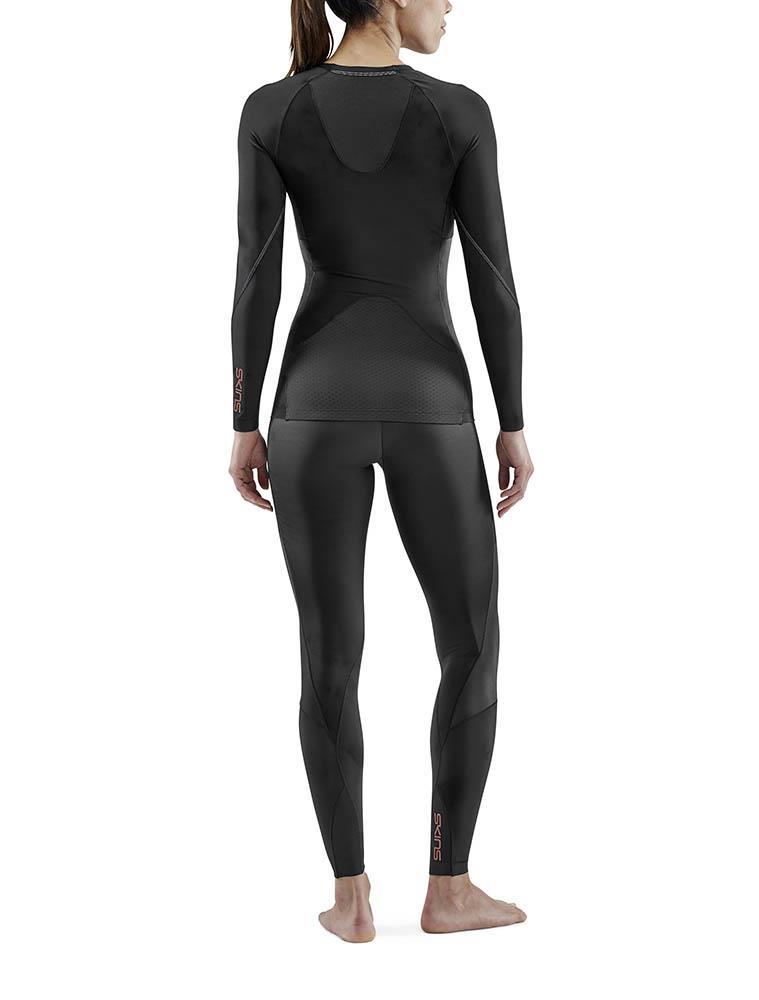 SKINS Series-5 Womens Long Sleeve Top - Black-brand