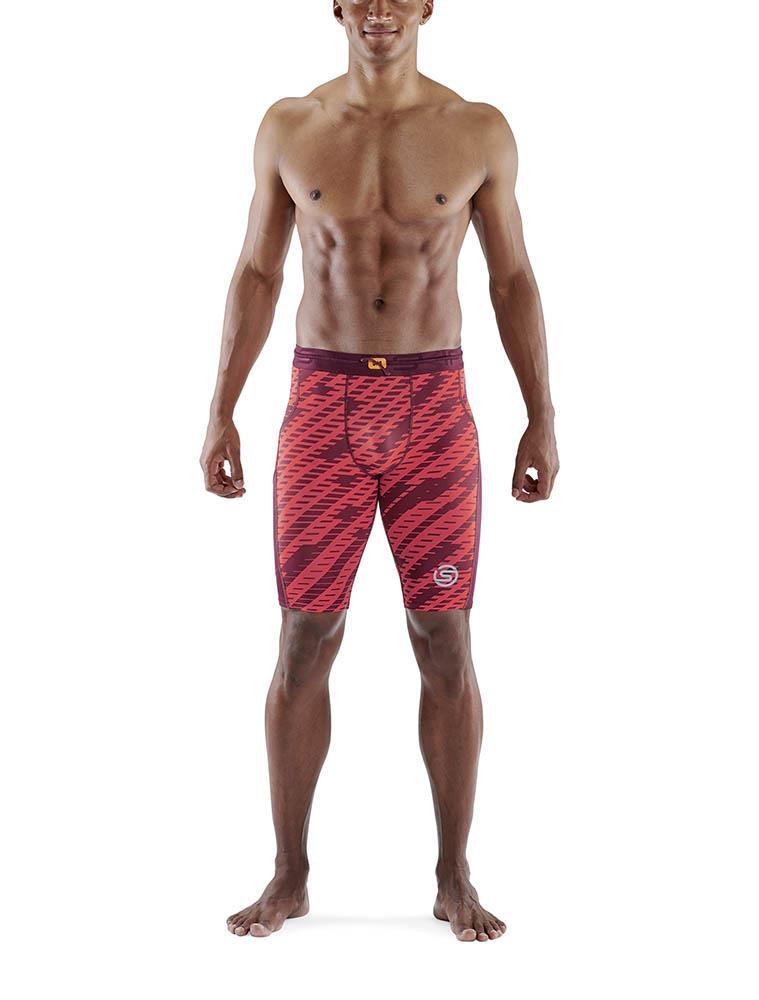 SKINS Series-3 Mens Half Tights - Flame Geo-547830