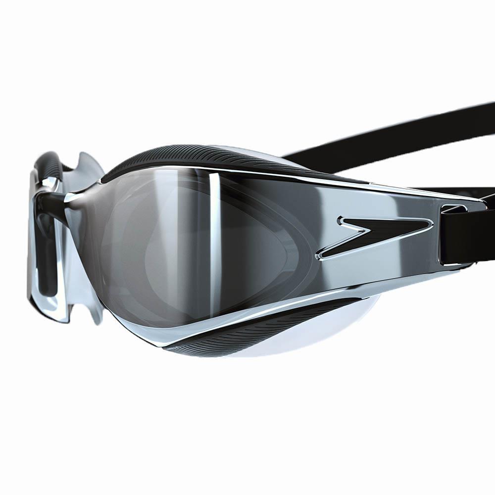 Speedo Fastskin Hyper Elite Mirror Goggles - Black / Oxid Grey / Chrome-547616