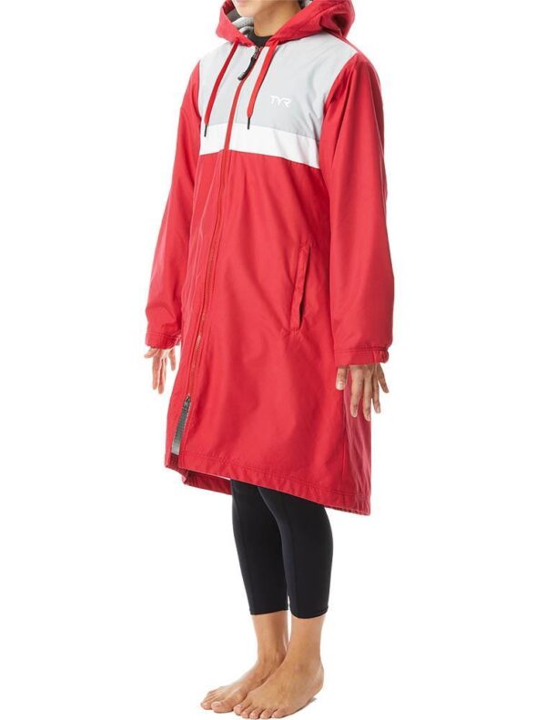 TYR Women's Alliance Podium Parka - Red-0