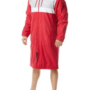 TYR Men's Alliance Podium Parka - Red-0