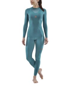 SKINS Series-5 Womens Long Sleeve Top - Teal