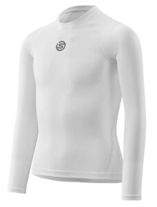 SKINS Series-1 Youth Long Sleeve Top - White