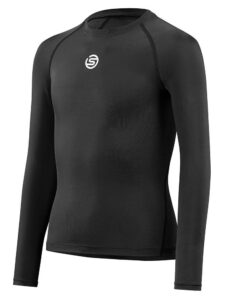SKINS Series-1 Youth Long Sleeve Top - Black