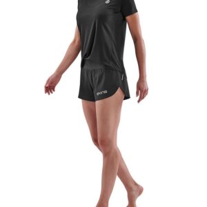 SKINS Series-3 Womens Short Sleeve Top - Black-0