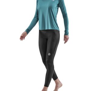 SKINS Series-3 Activewear Womens Long Sleeve Top - Teal-0