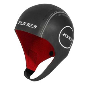 Zone3 Heat-Tech Neoprene Swim Cap - Black-0