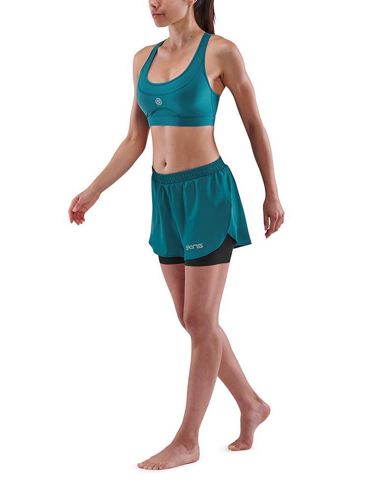 SKINS Series-3 Women's X-Fit Short - Teal-547989