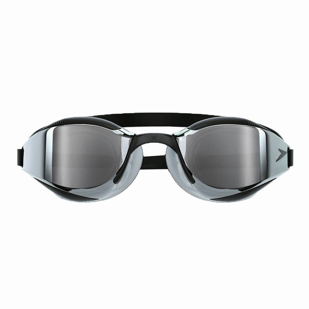 Speedo Fastskin Hyper Elite Mirror Goggles - Black / Oxid Grey / Chrome-brand