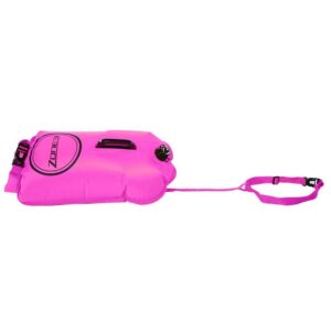 Zone3 Swim Safety Buoy / 28L Dry Bag - Hi-Vis Pink