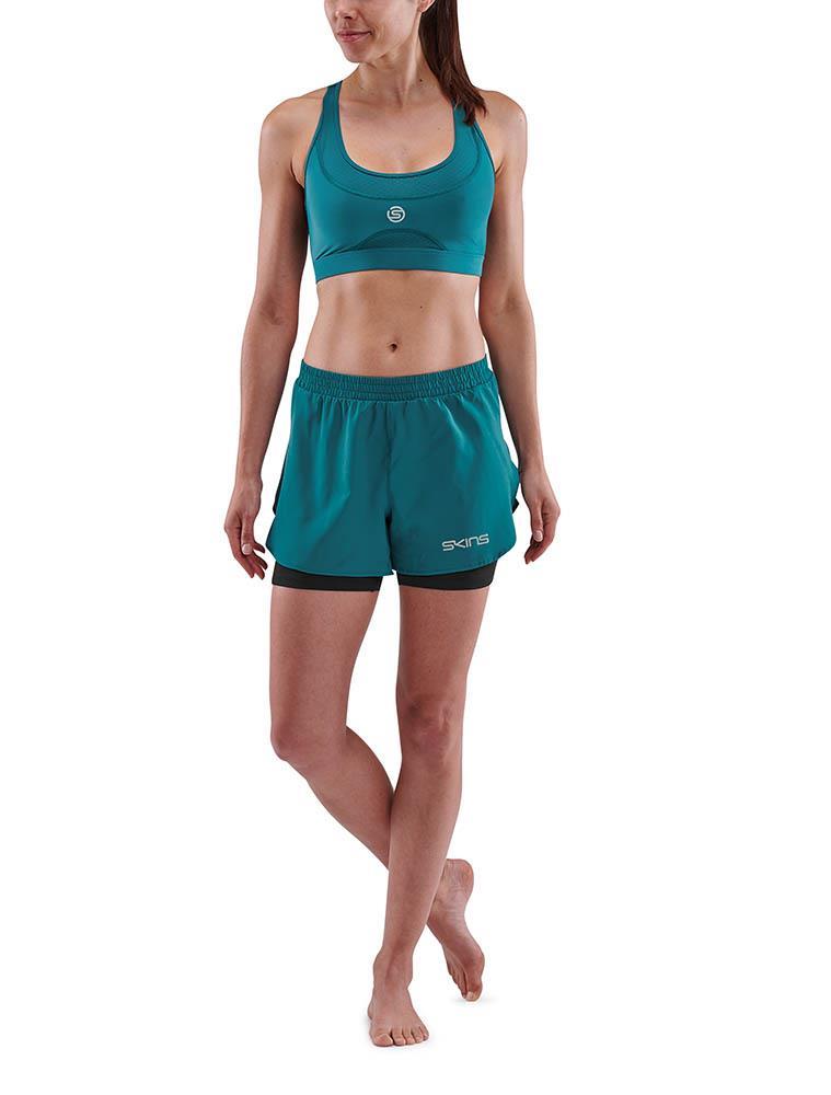 SKINS Series-3 Women's X-Fit Short - Teal-547988