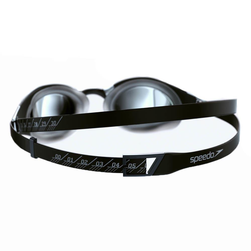 Speedo Fastskin Hyper Elite Mirror Goggles - Black / Oxid Grey / Chrome-547614