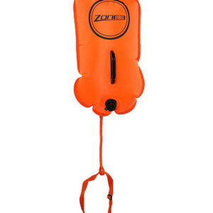 Zone3 Swim Safety Buoy / 28L Dry Bag - Hi-Vis Orange-0