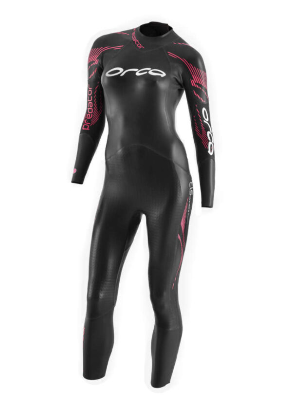 Orca Women's Predator Fullsleeve Tri Wetsuit - Black/ Red