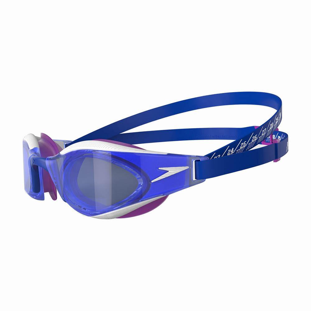 Speedo Fastskin Hyper Elite Goggles - Blue Flame / Diva / White-548419